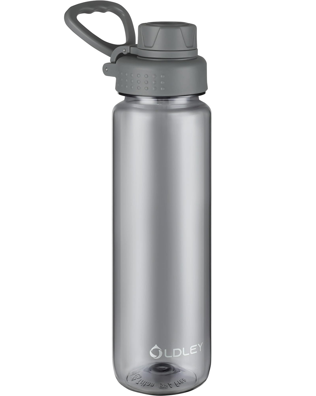 OLDLEY Water Bottles 20oz BPA Free Tritan Water Bottle with Carry Handle and Spout Lid, Leakproof Kids Water Bottle for Home,Travel, School, Outdoors, Transparent