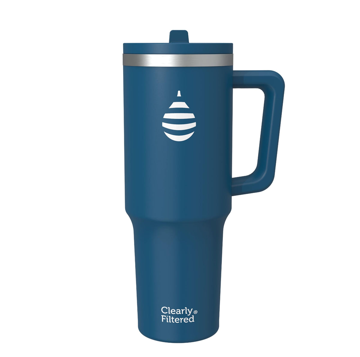 Clearly Filtered Water Bottle | Removes 200+ Contaminants, Double-Wall Insulated Stainless Steel, BPA/BPS Free, Phthalate Free, Filters Flouride Lead Chlorine (40oz, Mint)