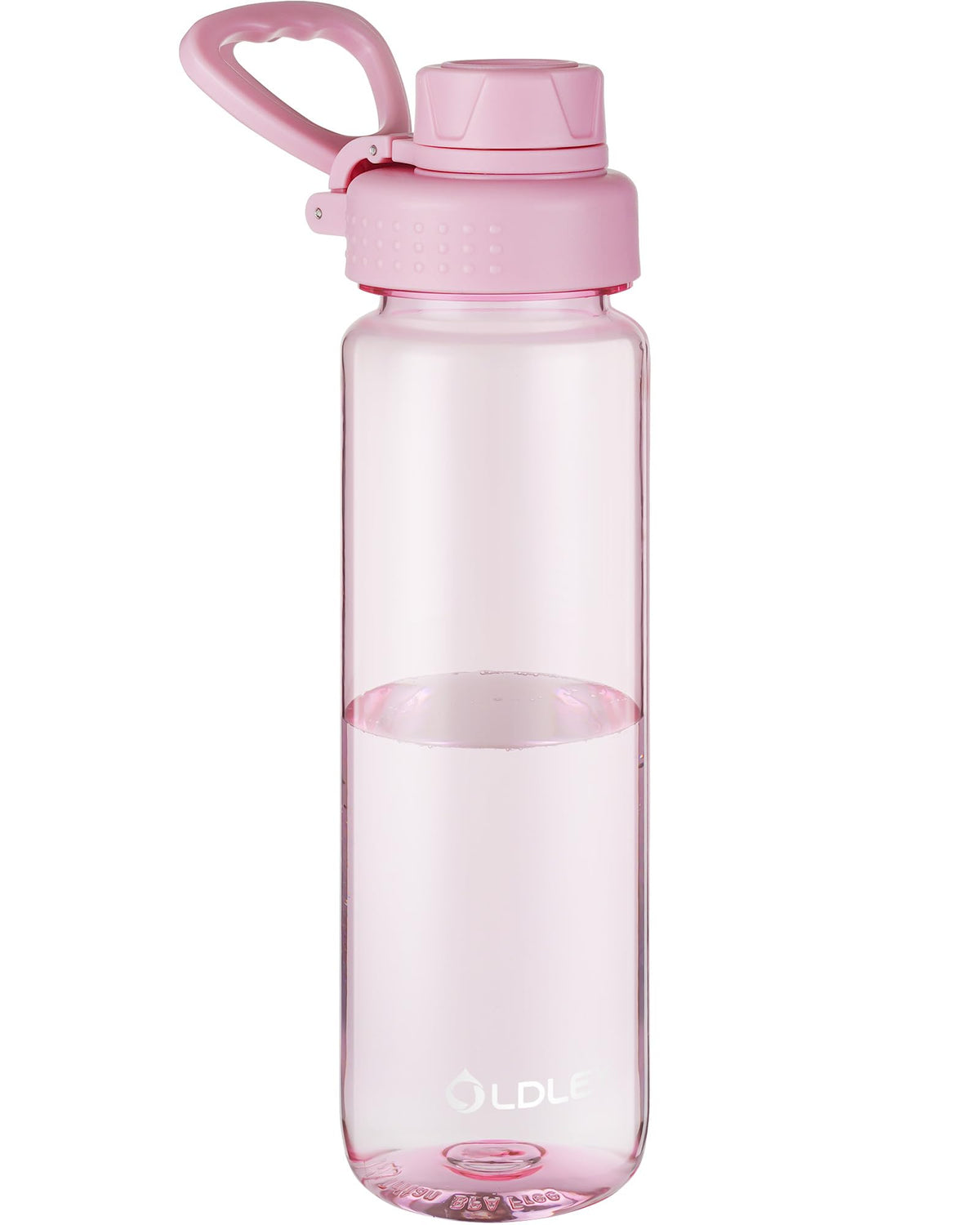 OLDLEY Water Bottles 20oz BPA Free Tritan Water Bottle with Carry Handle and Spout Lid, Leakproof Kids Water Bottle for Home,Travel, School, Outdoors, Transparent