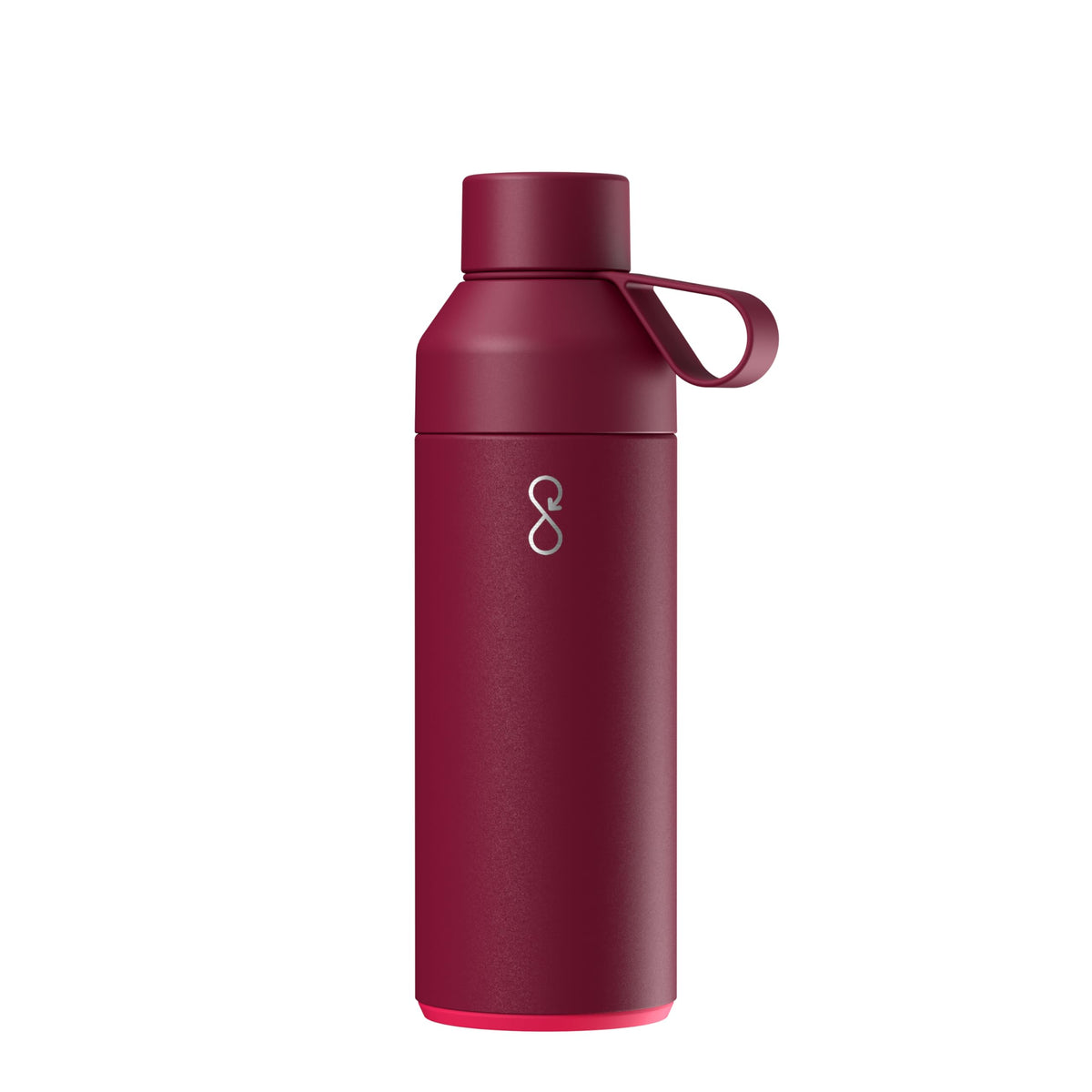 Ocean Bottle Peak 24oz Leak-Proof Steel Water Bottle (Maroon Dusk)