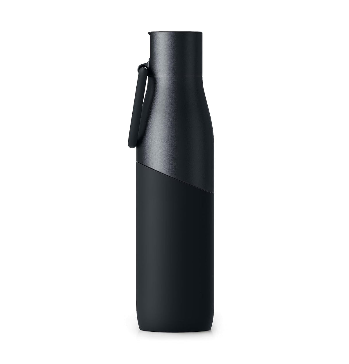 LARQ Bottle Movement Filtered - Lightweight Non-Insulated Stainless Steel Water Bottle BPA Free with Nano Zero Technology and Long-Lasting Filters, Black/Onyx, 32oz